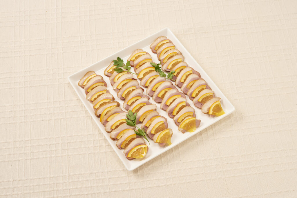 合鴨ロースのオレンジ添え