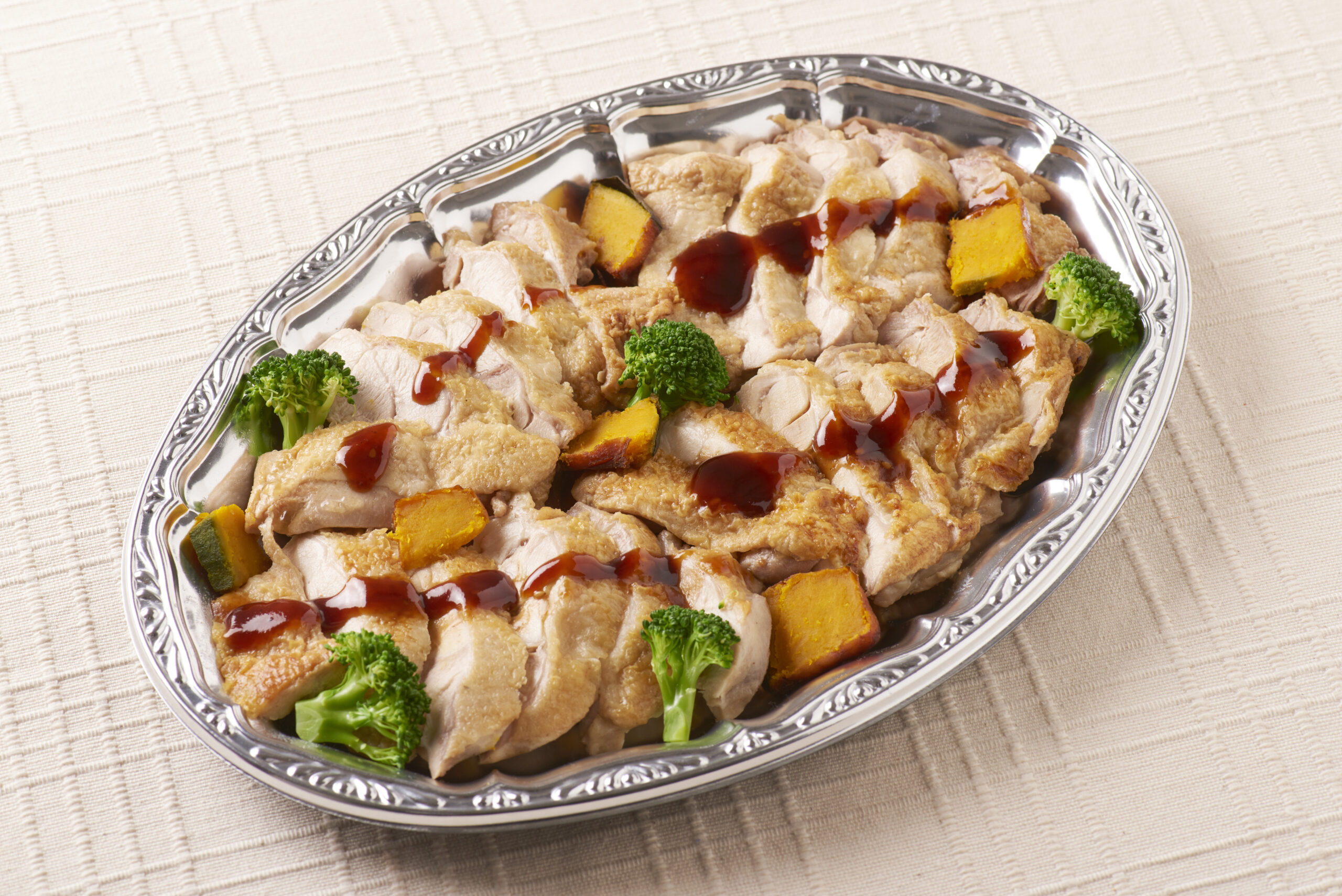 鶏肉と季節野菜のロースト