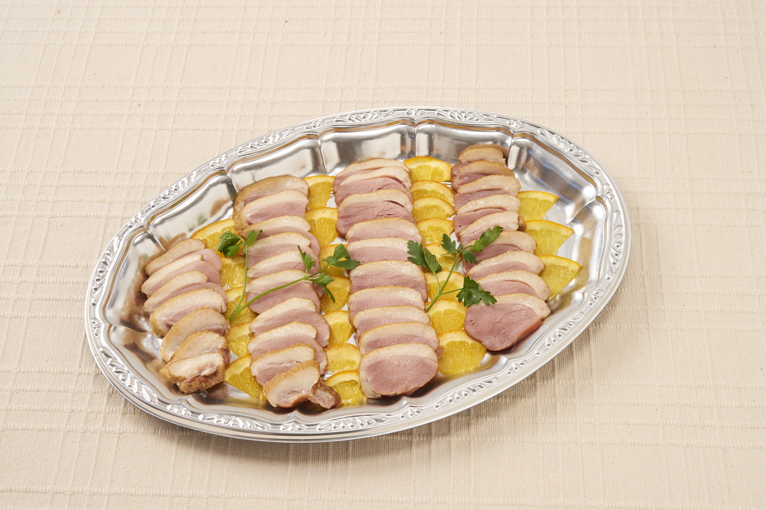 合鴨ロースのオレンジ添え