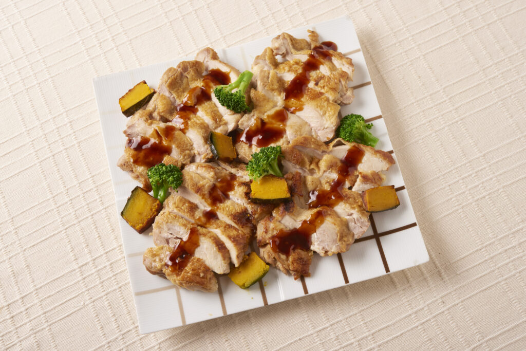 鶏肉と季節野菜のロースト