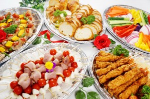 デリバリープラン フィンガーフードコースの盛り合わせ例