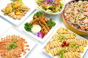 ケータリングプラン スタンダードコースの盛り合わせ例