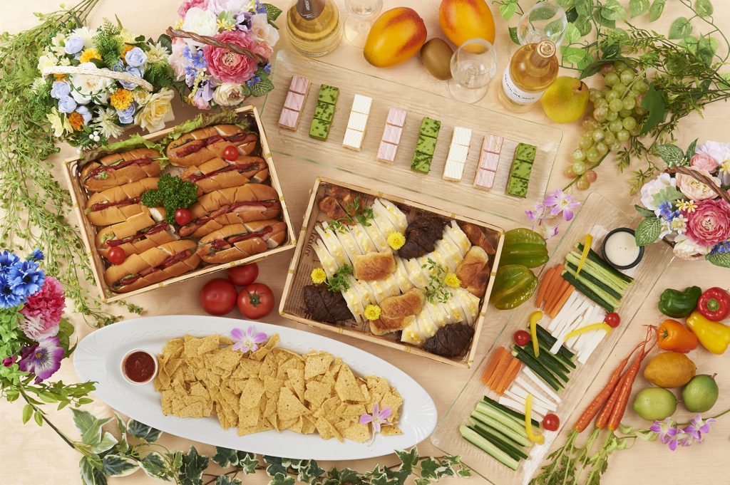 軽食フィンガープランの盛り合わせ例